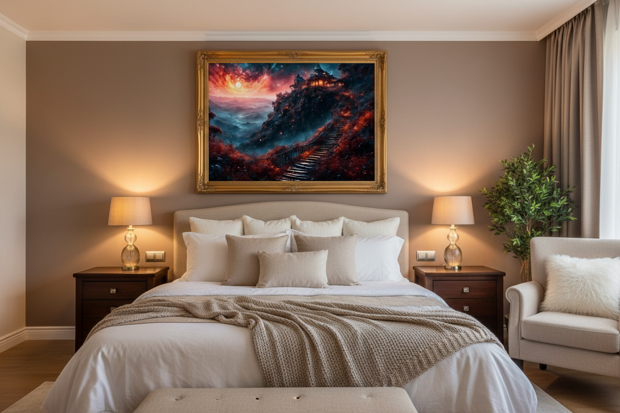 Stairway to the Celestial Haven Canvas