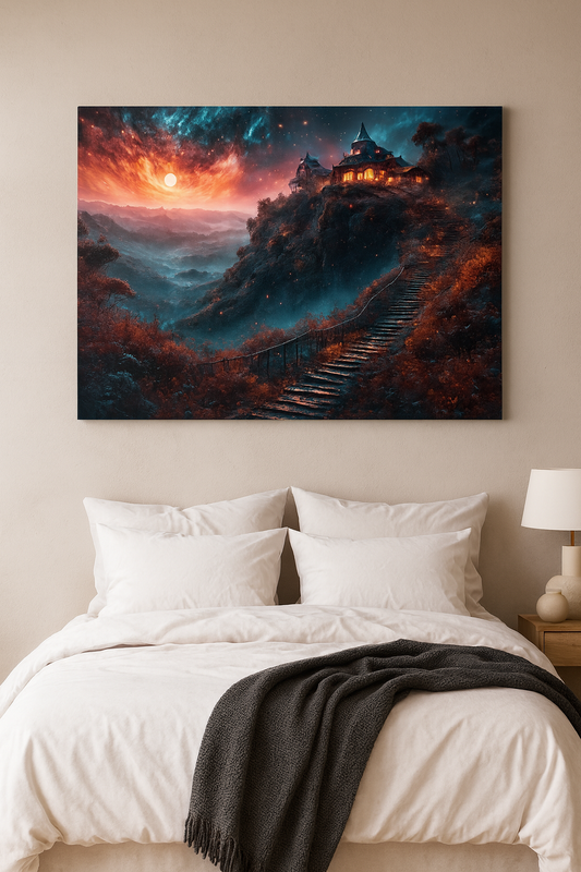 Stairway to the Celestial Haven Canvas