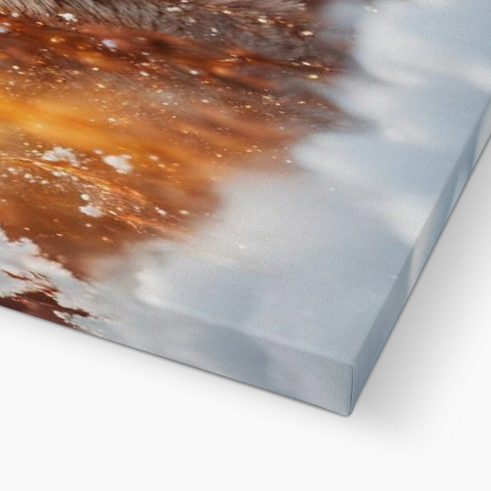 Sunlight Wolf Canvas